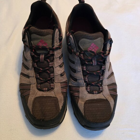 Columbia Men's 13 WIDE North Plains II Waterproof Hiking Shoe GUC! Tan Red Brown - Picture 1 of 15